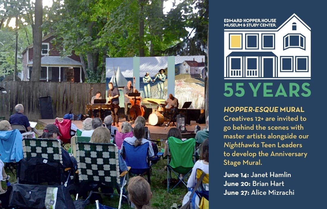 Paint the Nighthawks: Three-Part Hopper Mural Workshops in Nyack photo 1
