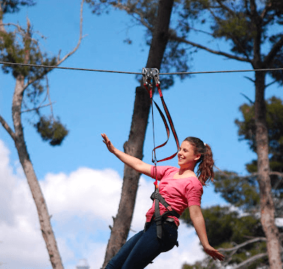 Thrilling Zipline Adventure at Bosc Aventura Salou
