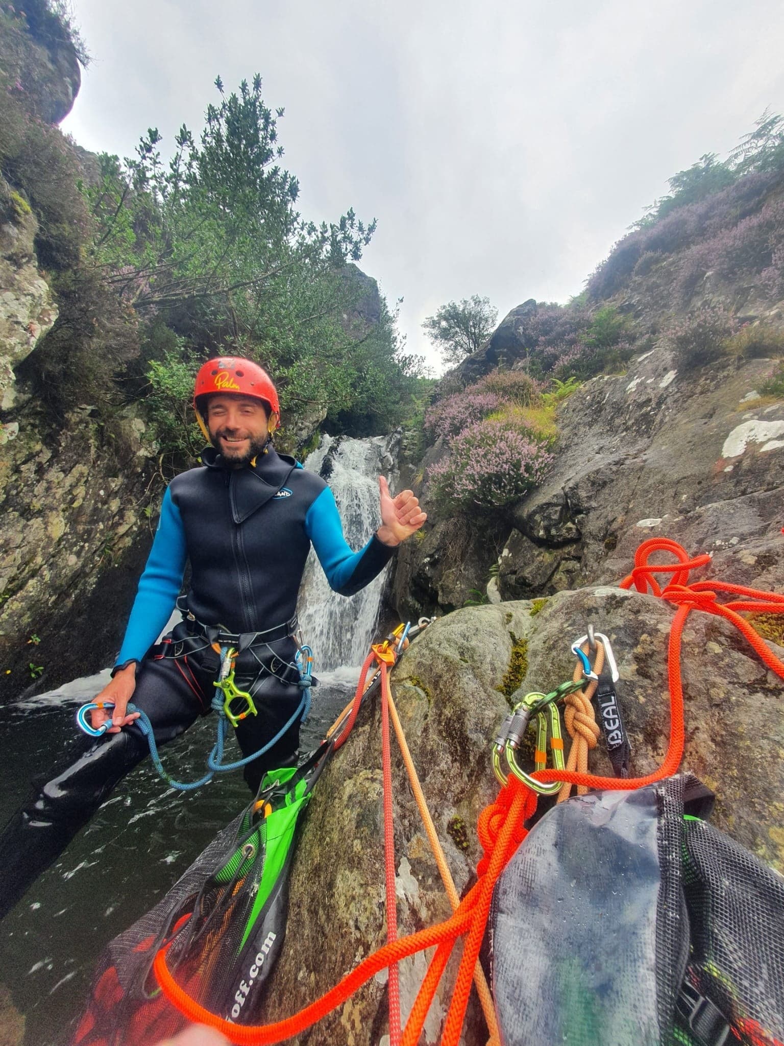 Lake District Intro to Canyoning Course: Two-Day Waterfall Abseil & Rope Skills