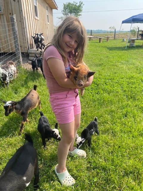Goat Cuddles and Farmyard Fun: Snouts & Snuggles Weekend Farm Visit in Martintown