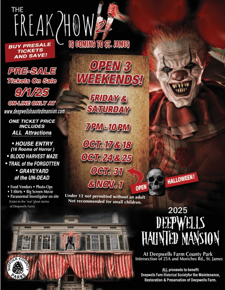 Face Your Fears at the Infamous Deepwells Freak Show in Saint James, NY
