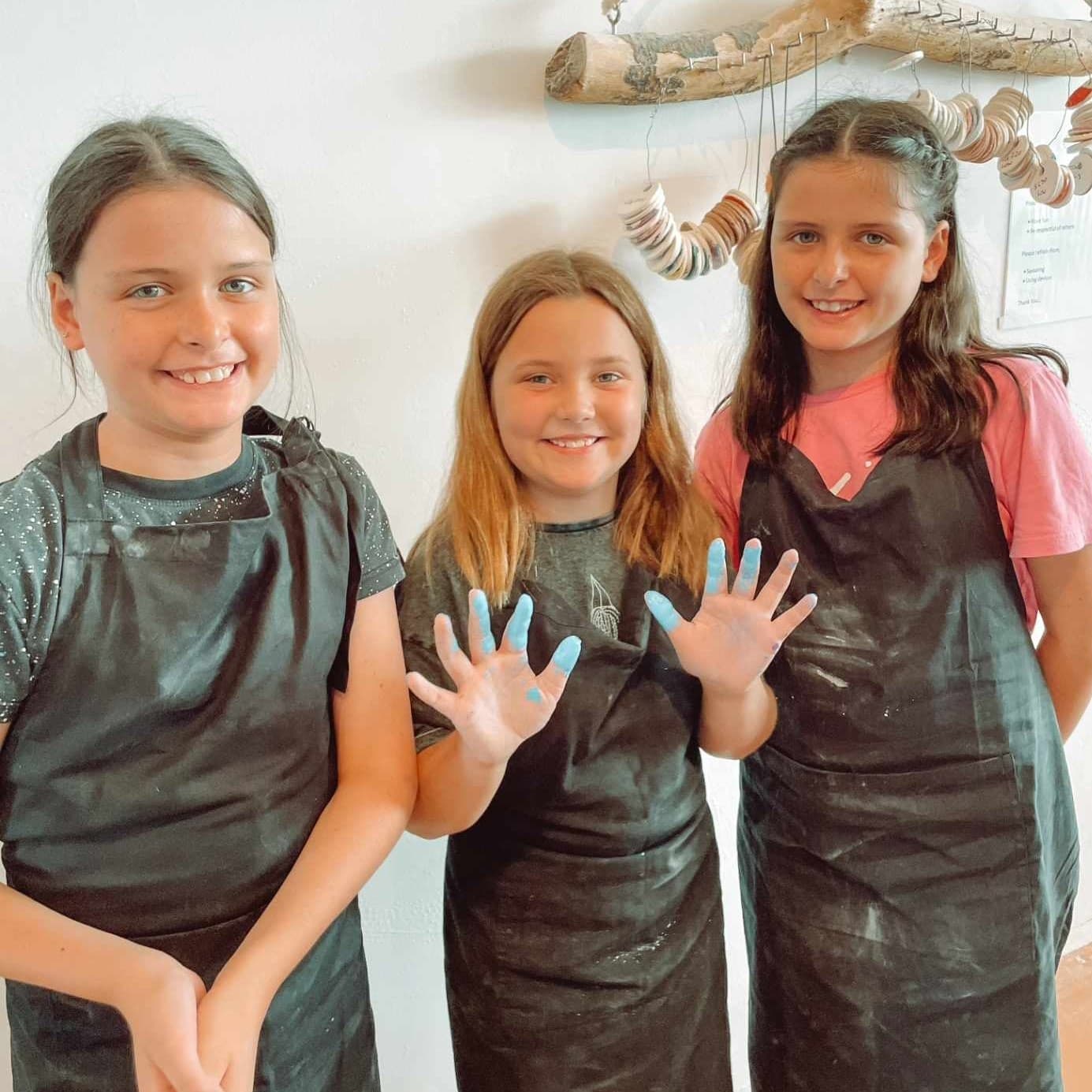 Family Mug Painting Workshop at Black Duck Studio, Towradgi