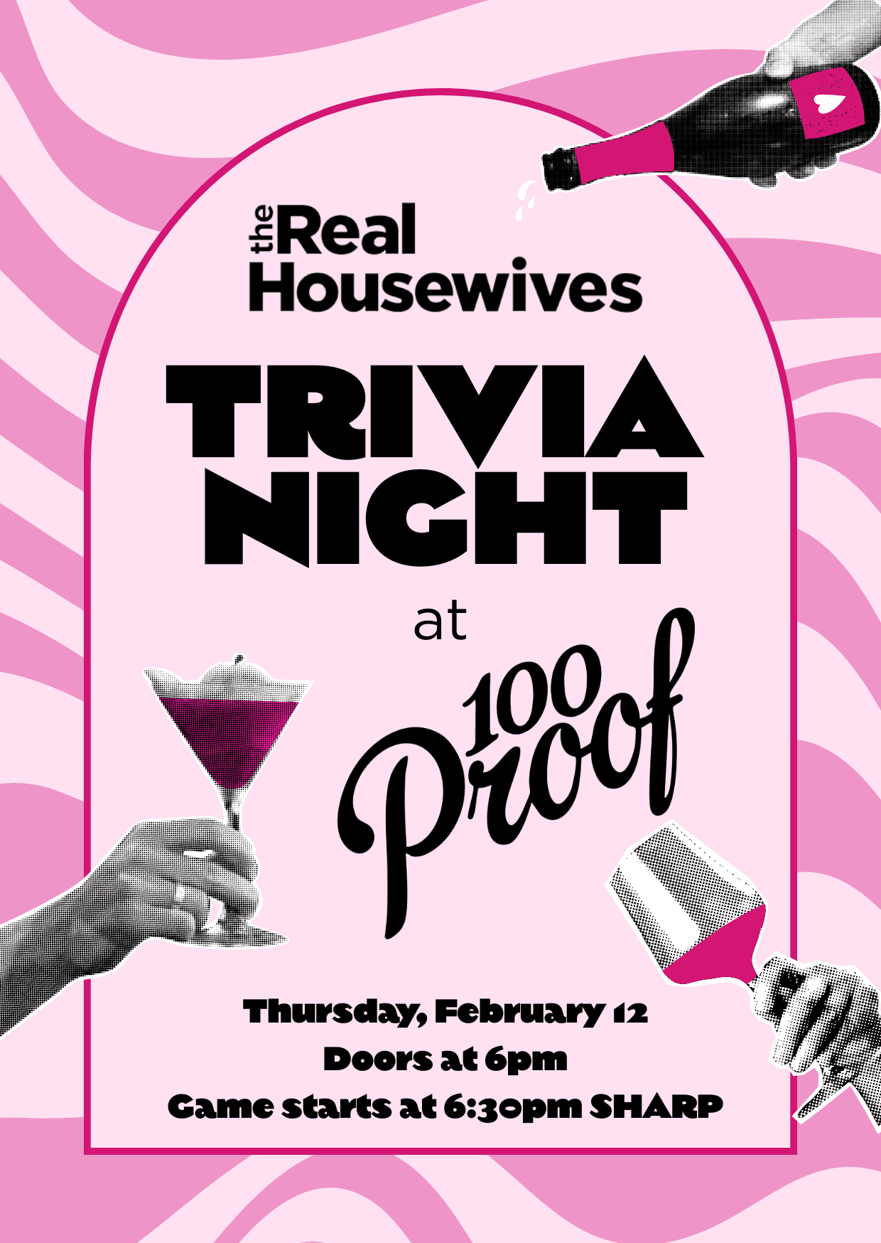 Real Housewives Trivia at 100 Proof Distillery: Detroit’s Best Bravo Night Out