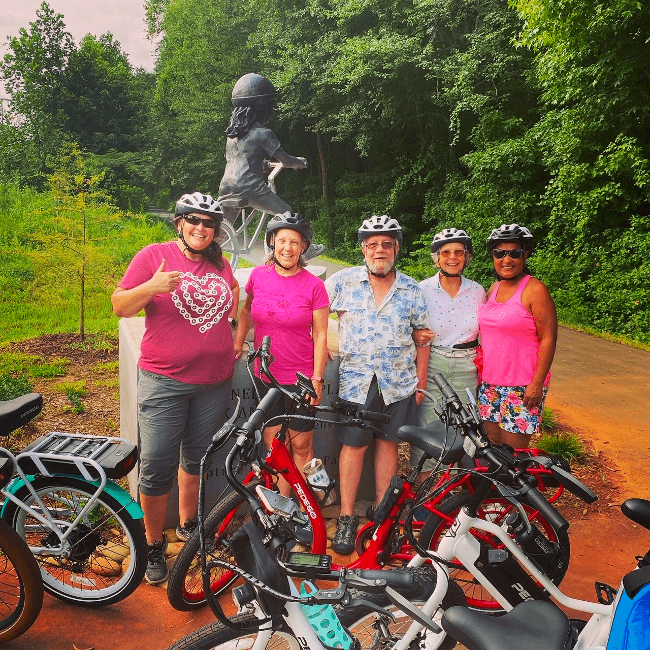 Pedego Electric Bikes Greenville fleet