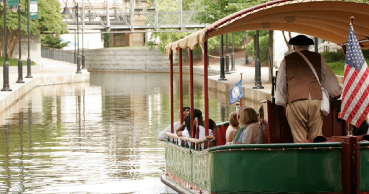 Explore Richmond’s Historic Canal Walk on a Scenic Riverfront Cruise