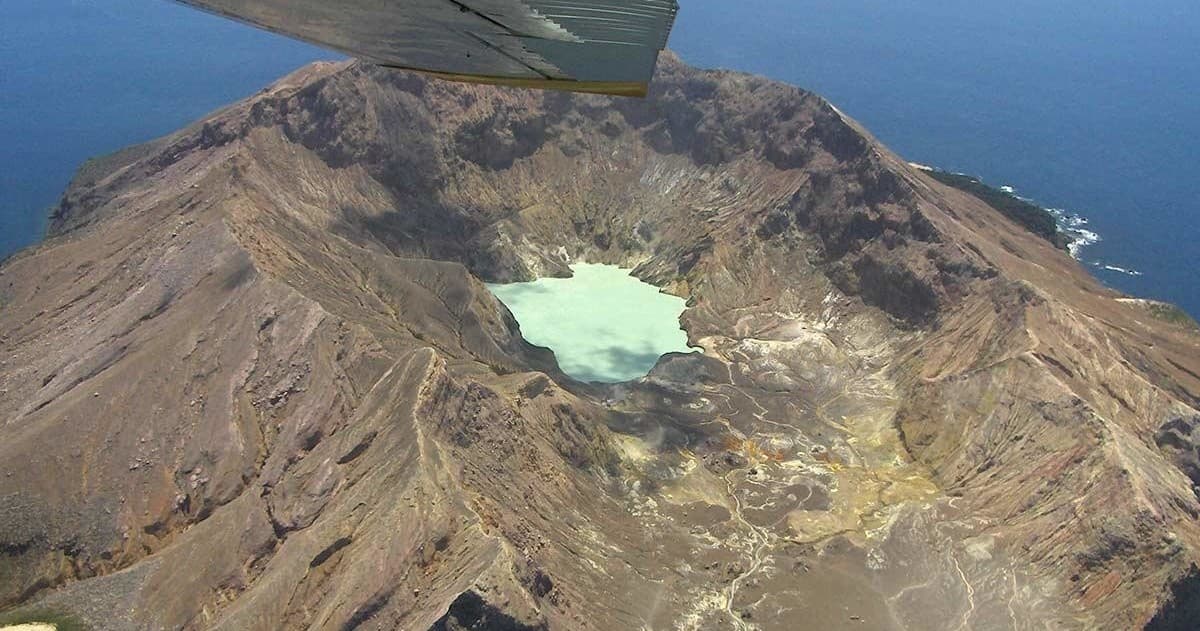 Wildlife & Water Activities at White Island with Taupo's Floatplane