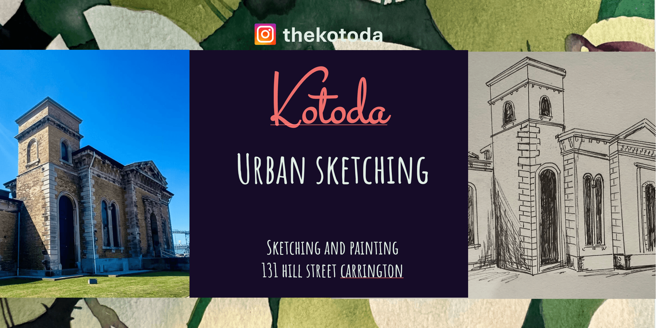 Sketch Carrington: Urban Sketching Workshop at The Kotoda on Newcastle Harbour