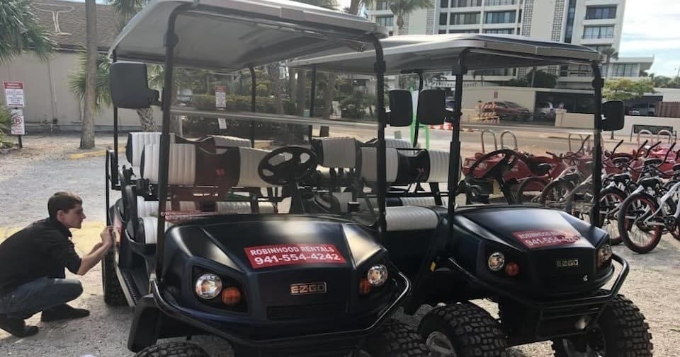 Golf Carts (4 Seater) | Transportation in Sarasota | Self-Guided Tour, Rentals