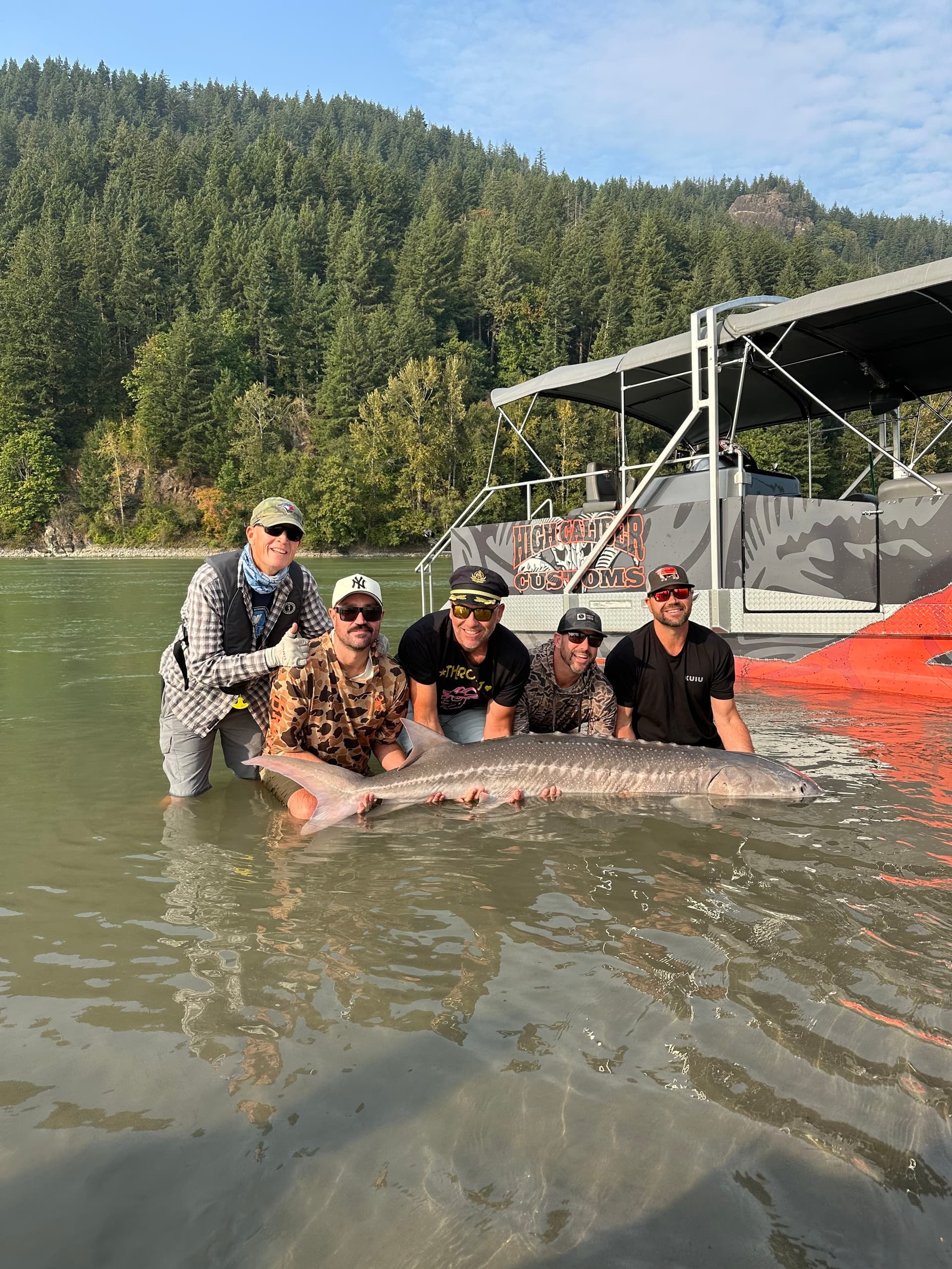 Fireside Pontoon: Holiday Sturgeon Charter on Harrison Lake