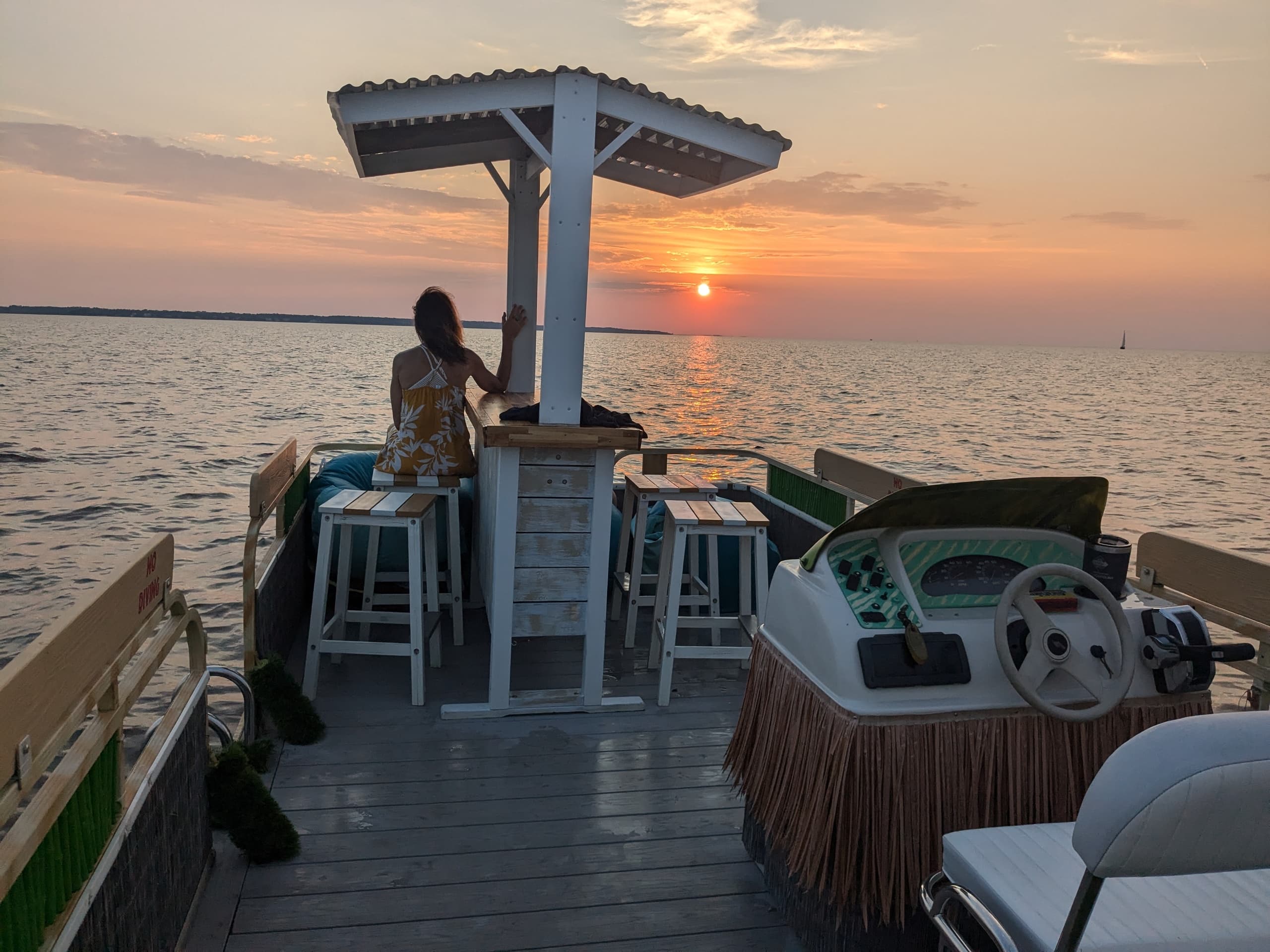 Water Activities: Sunset Tiki Island Water Shuttle Experience