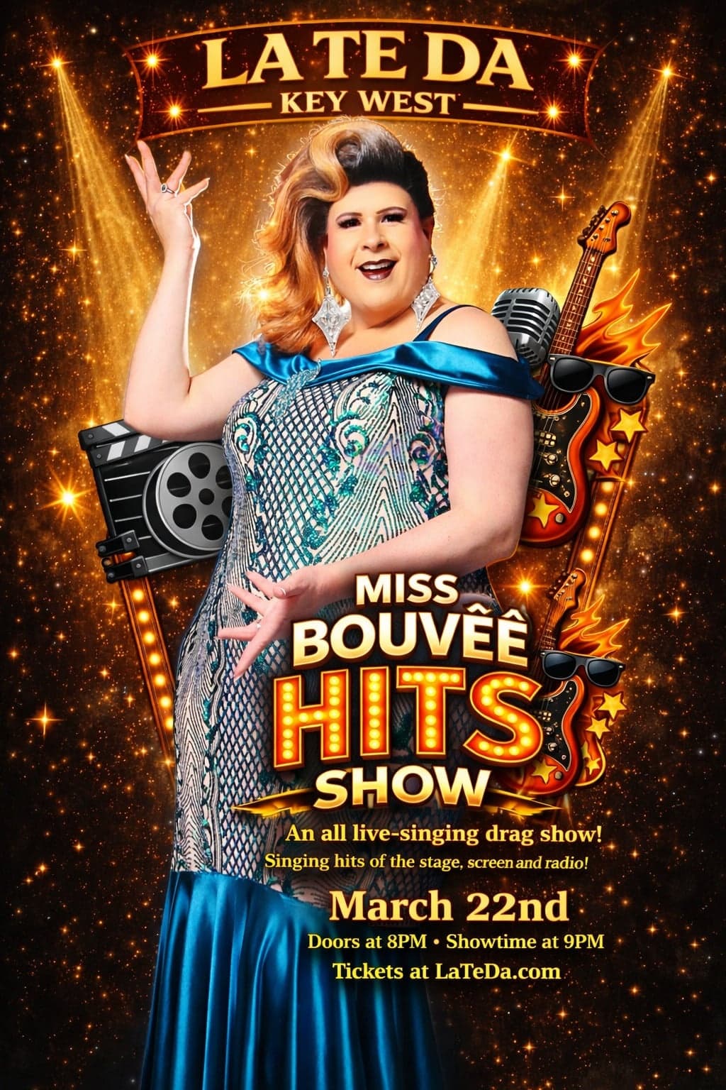 Miss Bouvee The Hits Show: Key West’s 70-Minute Drag Revue