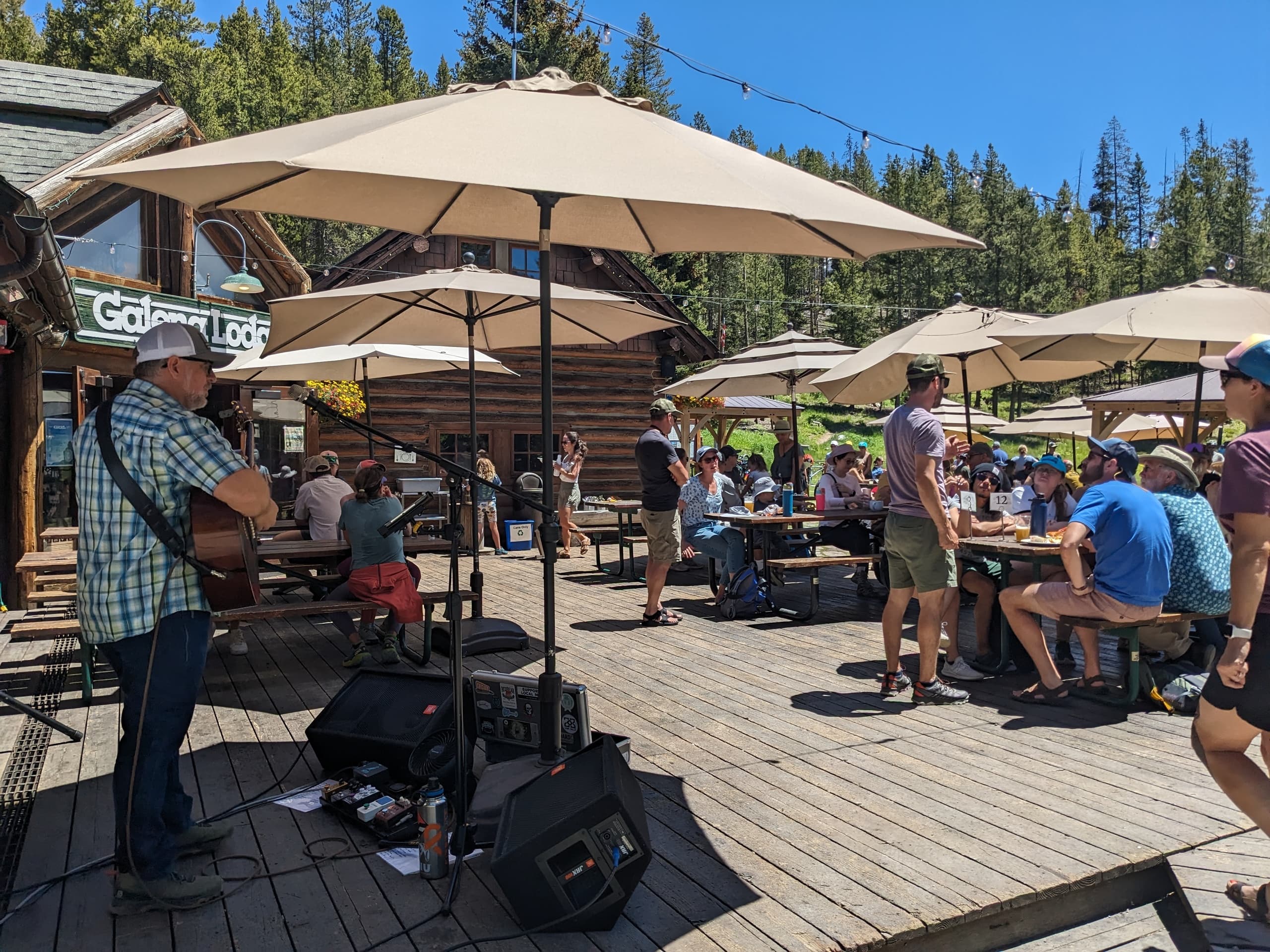 Outdoor BBQ and Live Music in Ketchum Idaho