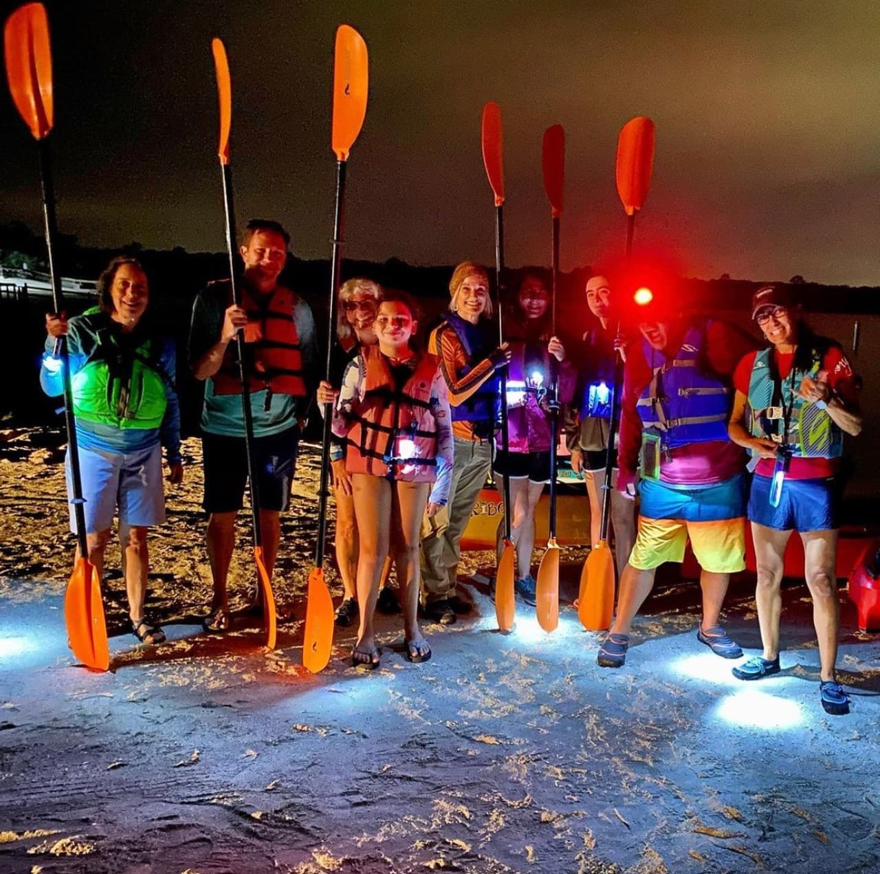Night Bioluminescence Kayak Tour at North Guana Outpost in Ponte Vedra Beach