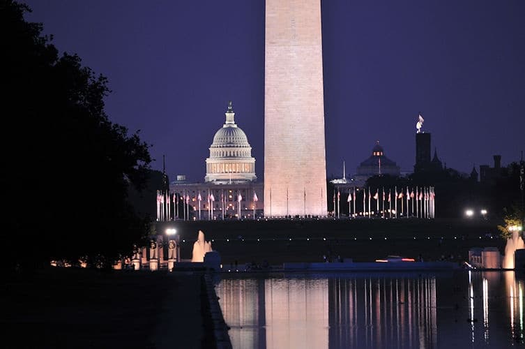 Night Photo Adventure at Washington Monuments with Washington Photo Safari