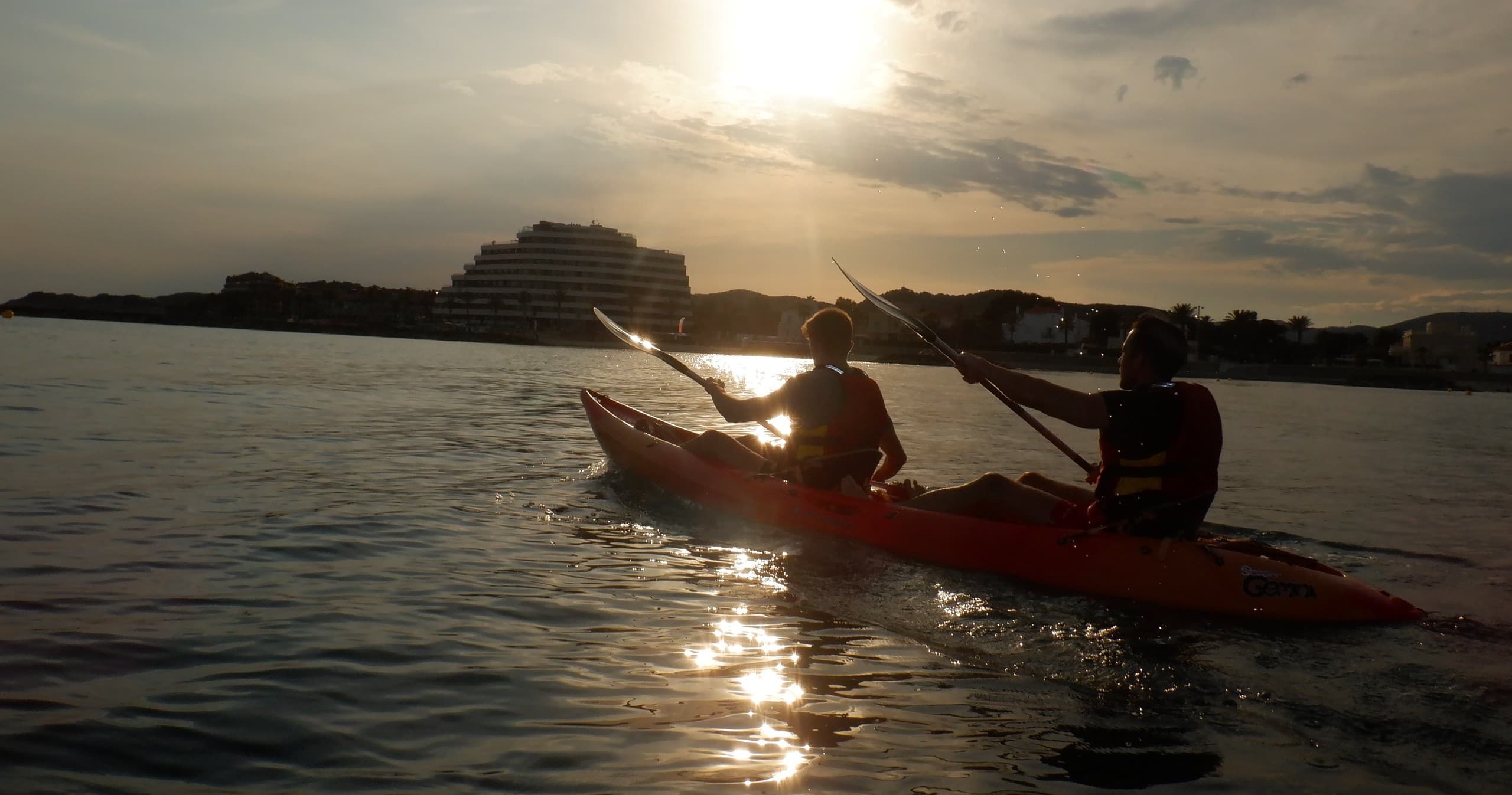 Sitges Sunset Kayak: Evening Paddle Along Catalunya Coast
