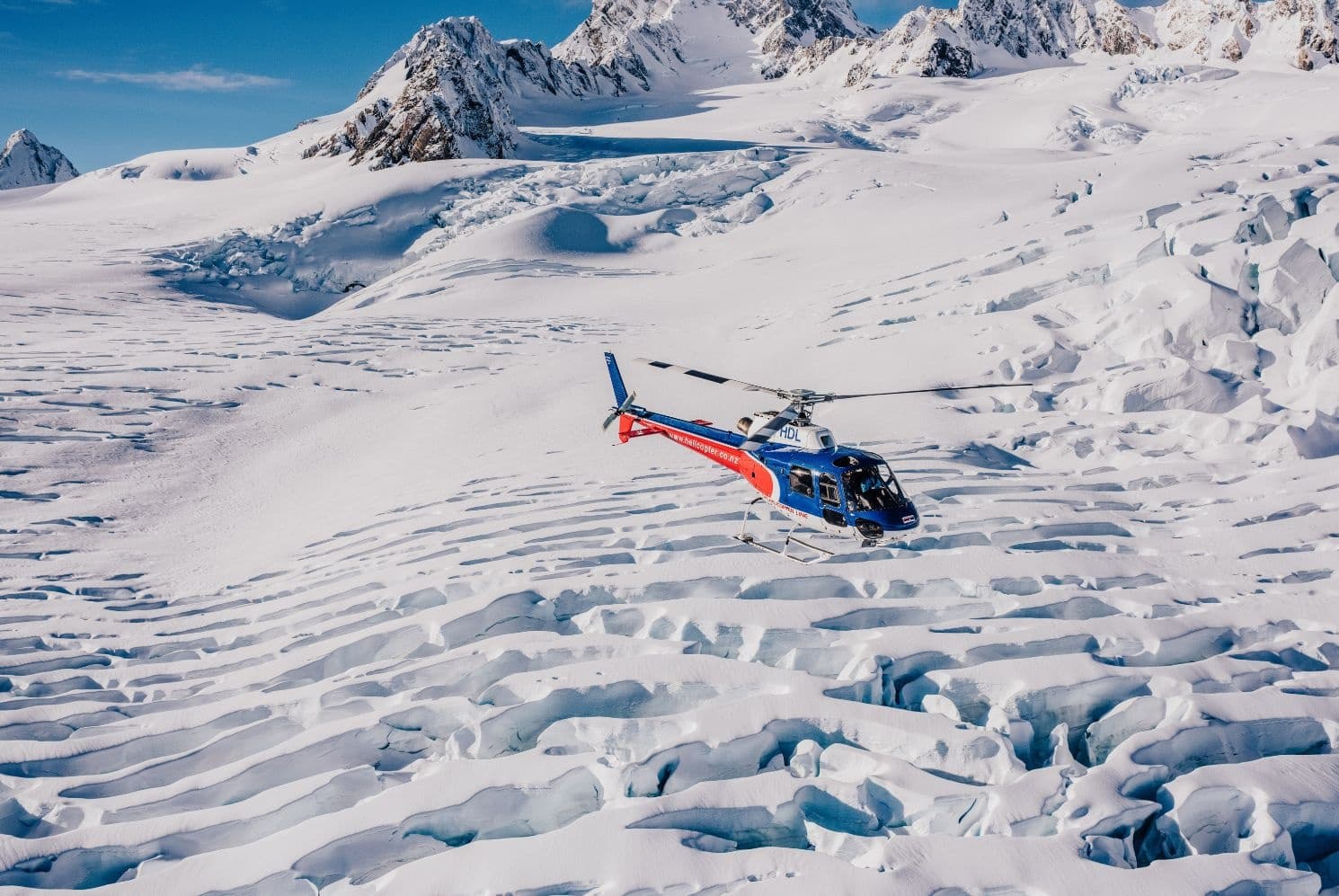 Helicopter Scenic Flight and Snow Landing at Fox Glacier, New Zealand