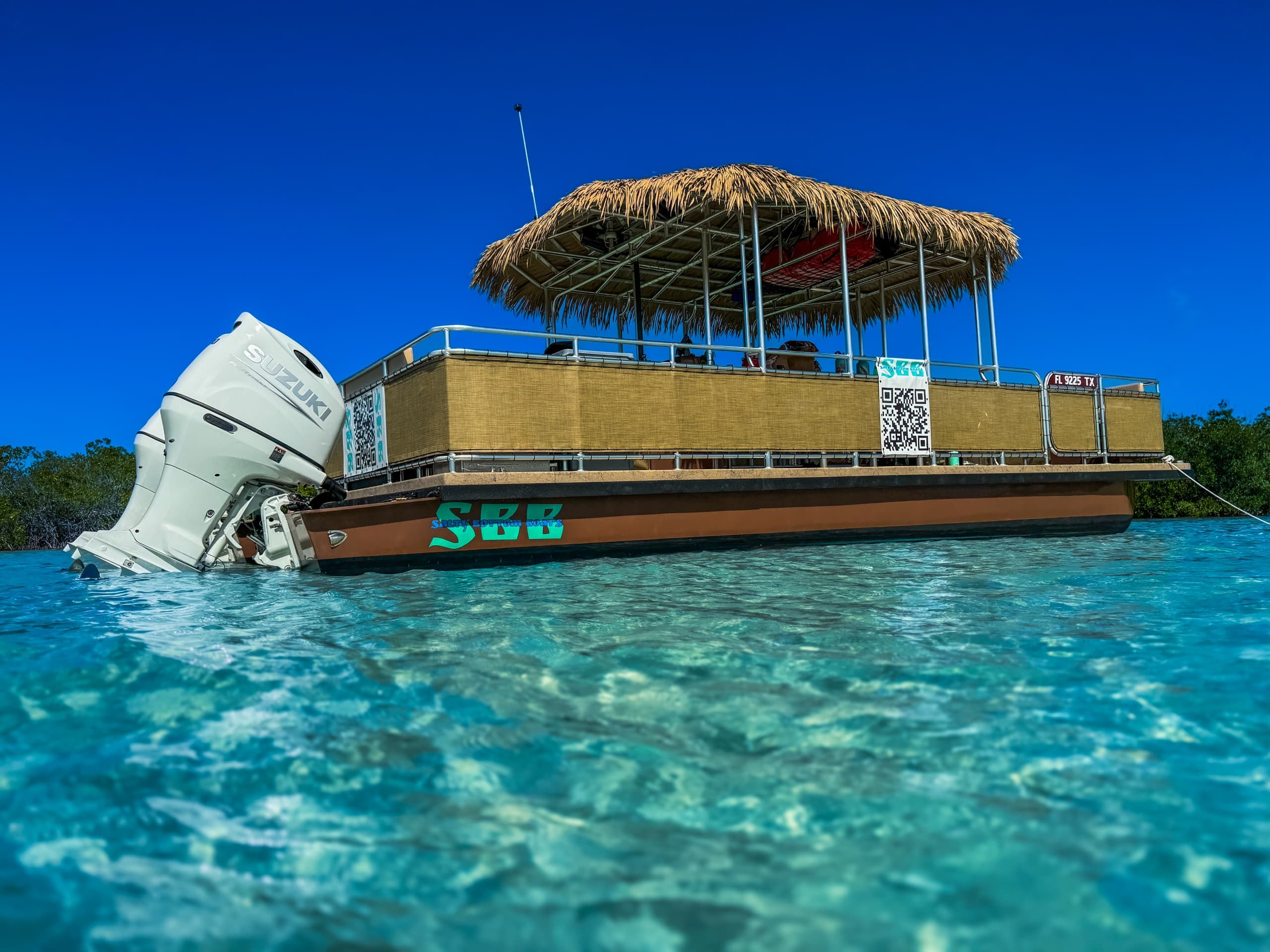 Salty Bottom Tiki Boat Tour in Key West, Florida