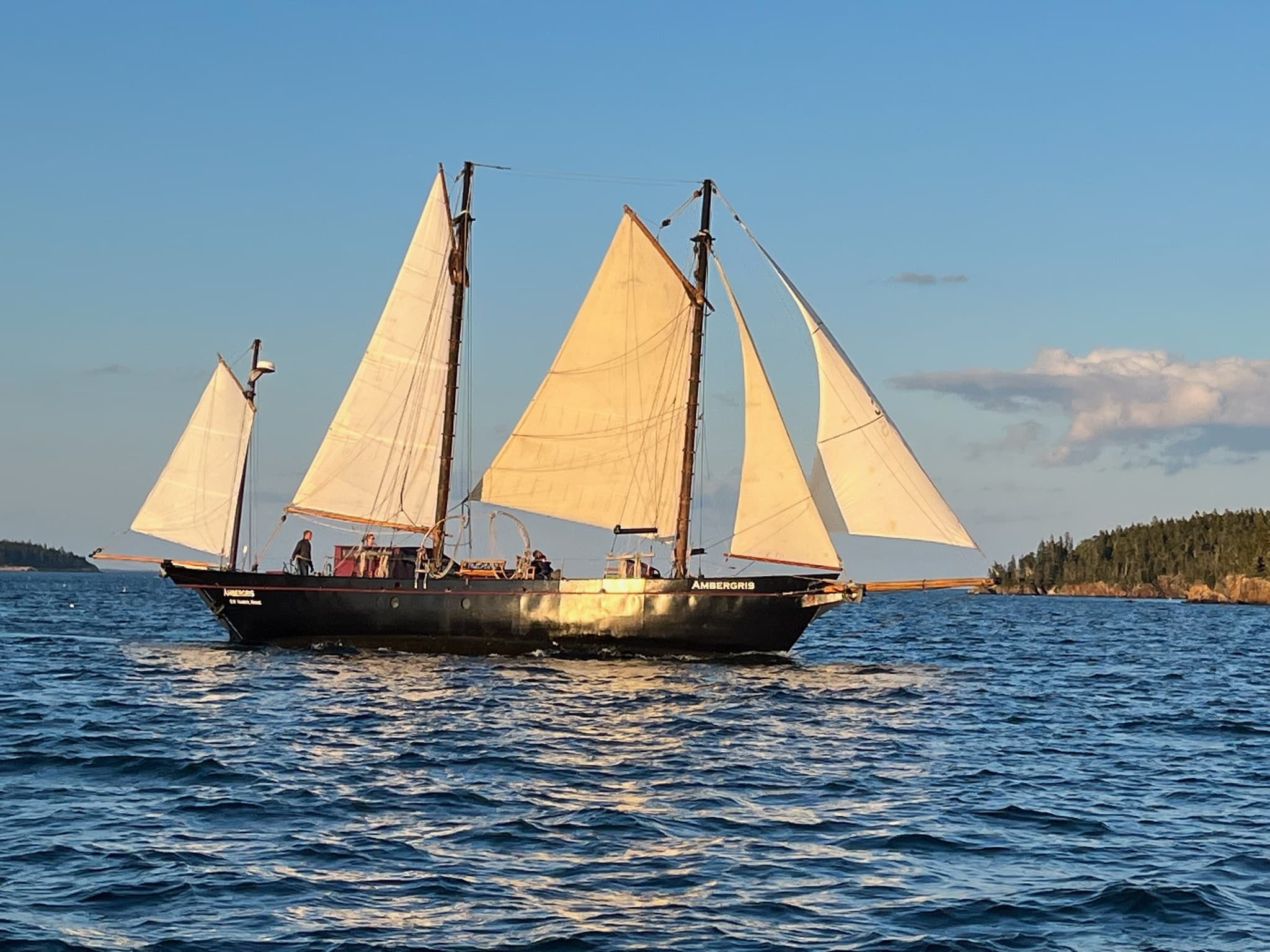 Sunset Sail at Acadia: Private Schooner Cruise from Southwest Harbor