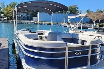 Harris Tritoon 150 HP 23-Foot: Group-Ready Tritoons from Anchor Bay Marina in Eclectic, Alabama