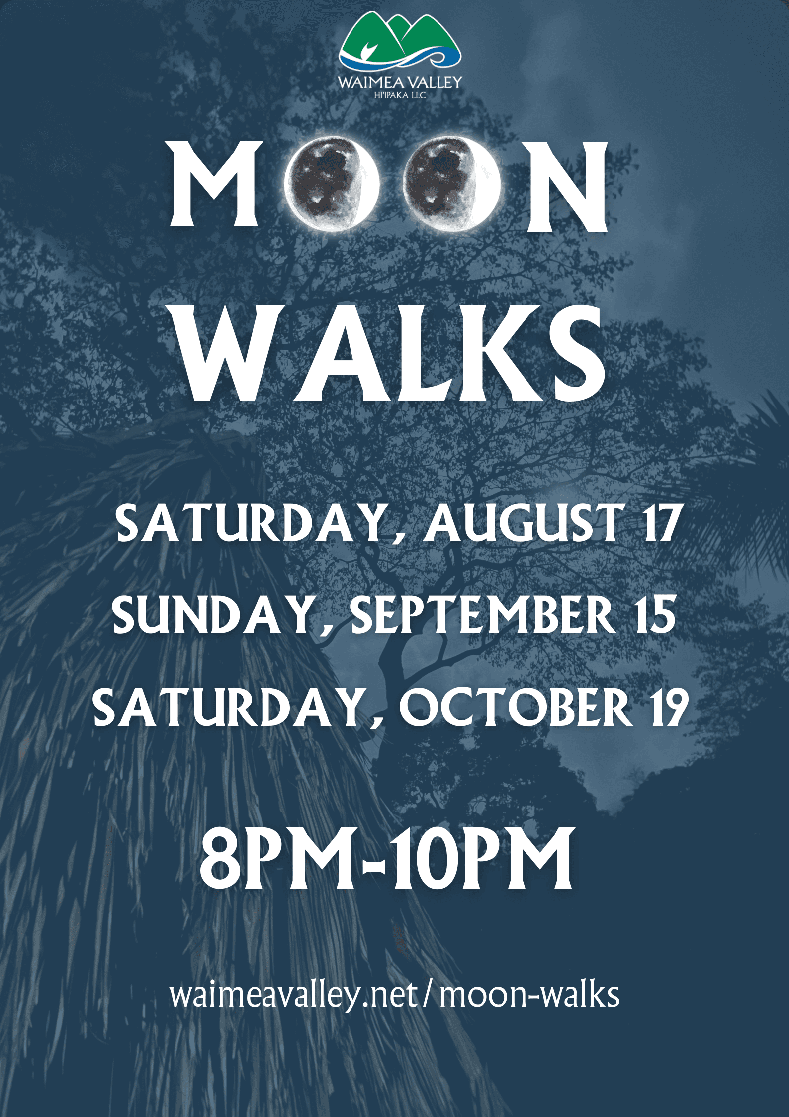 Nighttime Cultural Walks at Waimea Valley