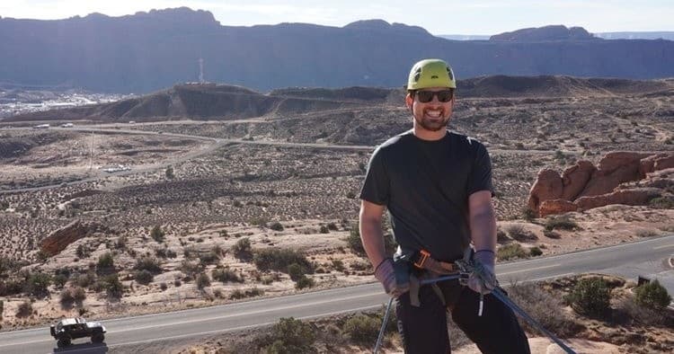 Master Rappelling at Canyonlands with Windgate Adventures in Moab, Utah