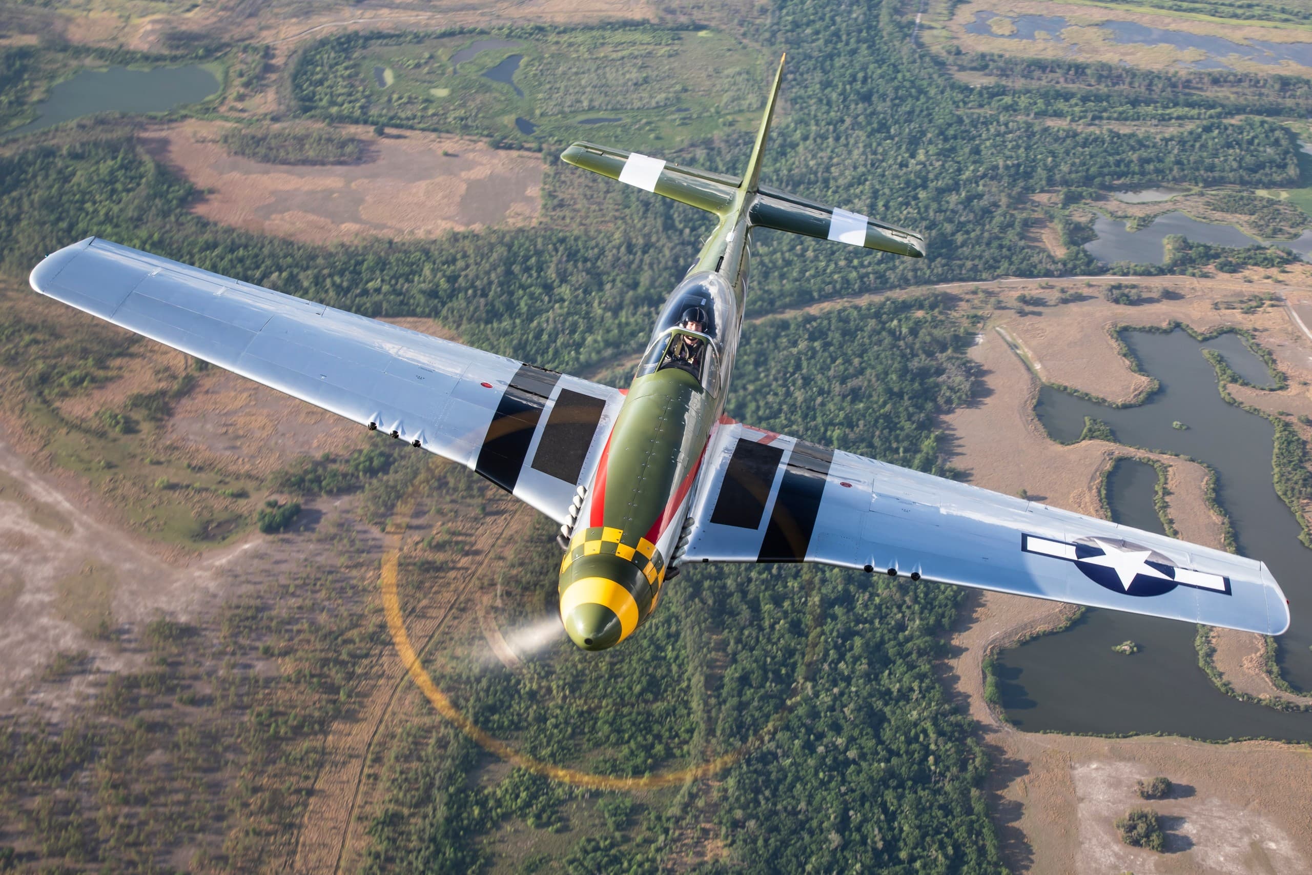 P-51 Gunfighter Flight Experience in Cleveland — WWII Mustang Rides Over Lake Erie