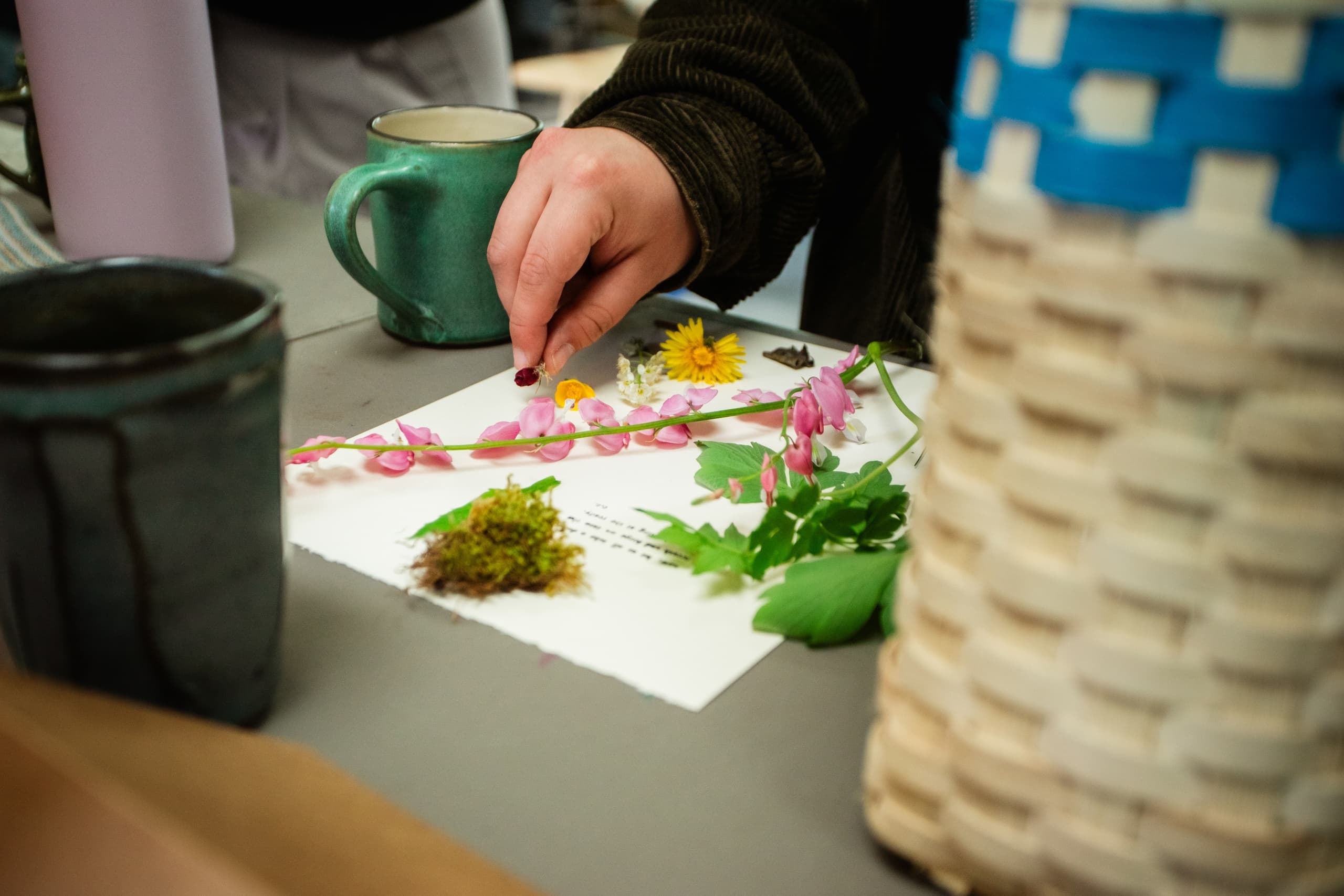 Printmaking with Nature at Wolfville Farmers Market