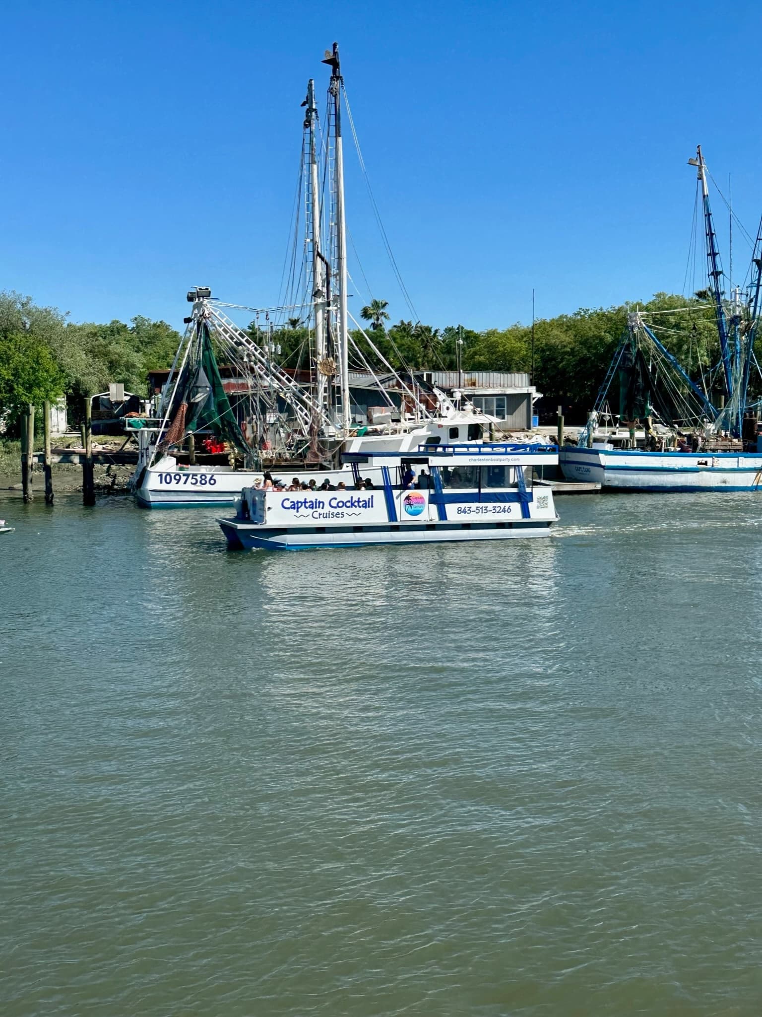Harbor & Landmark Tour with Captain Cocktail Cruises in Mount Pleasant