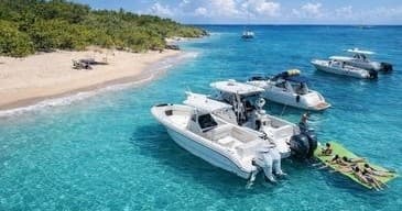 Private Sunset Half-Day Boat Charter to Icaco or Palomino from Las Croabas, Fajardo