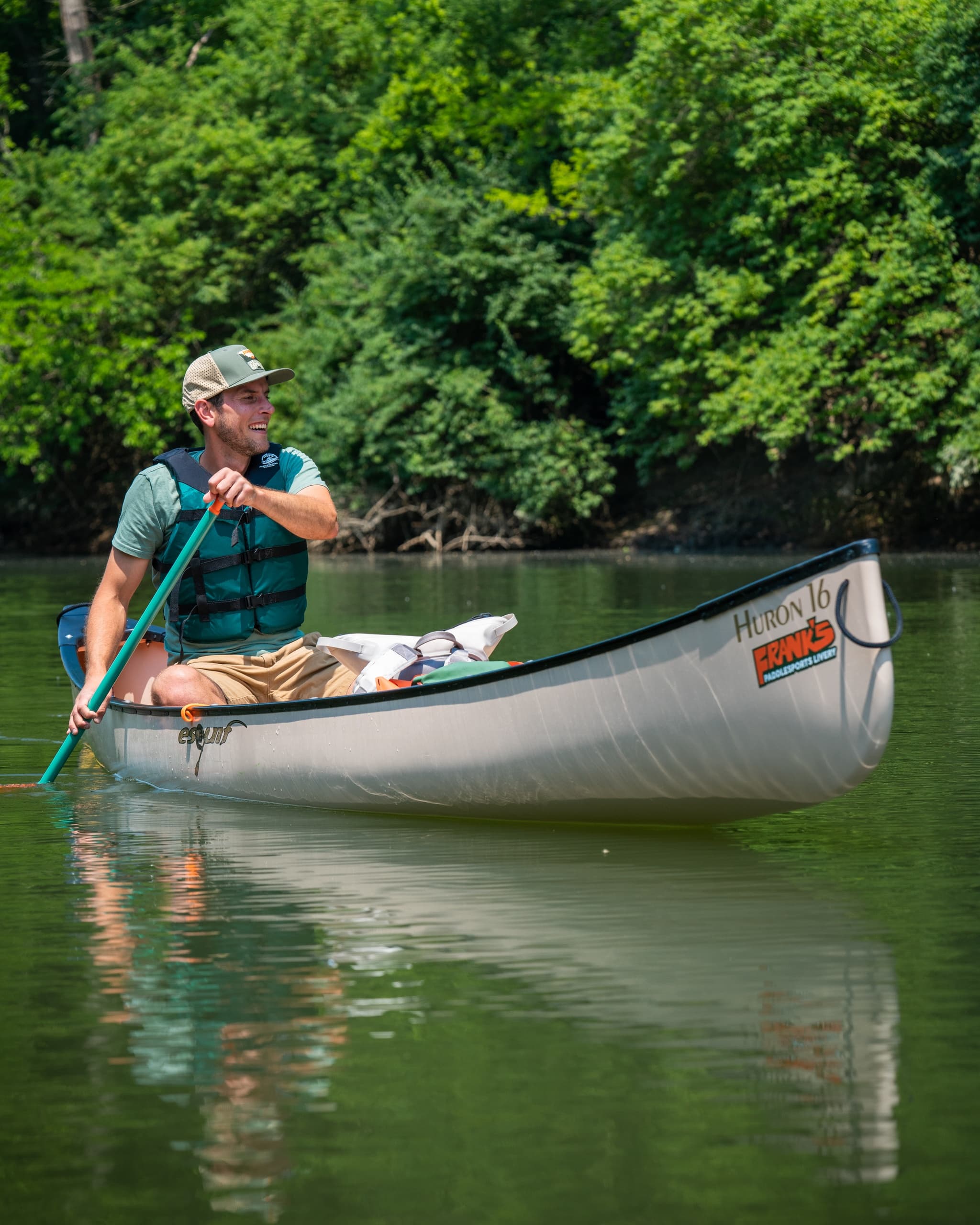 Canoe Rentals at Frank's Paddlesports Livery in Indianapolis