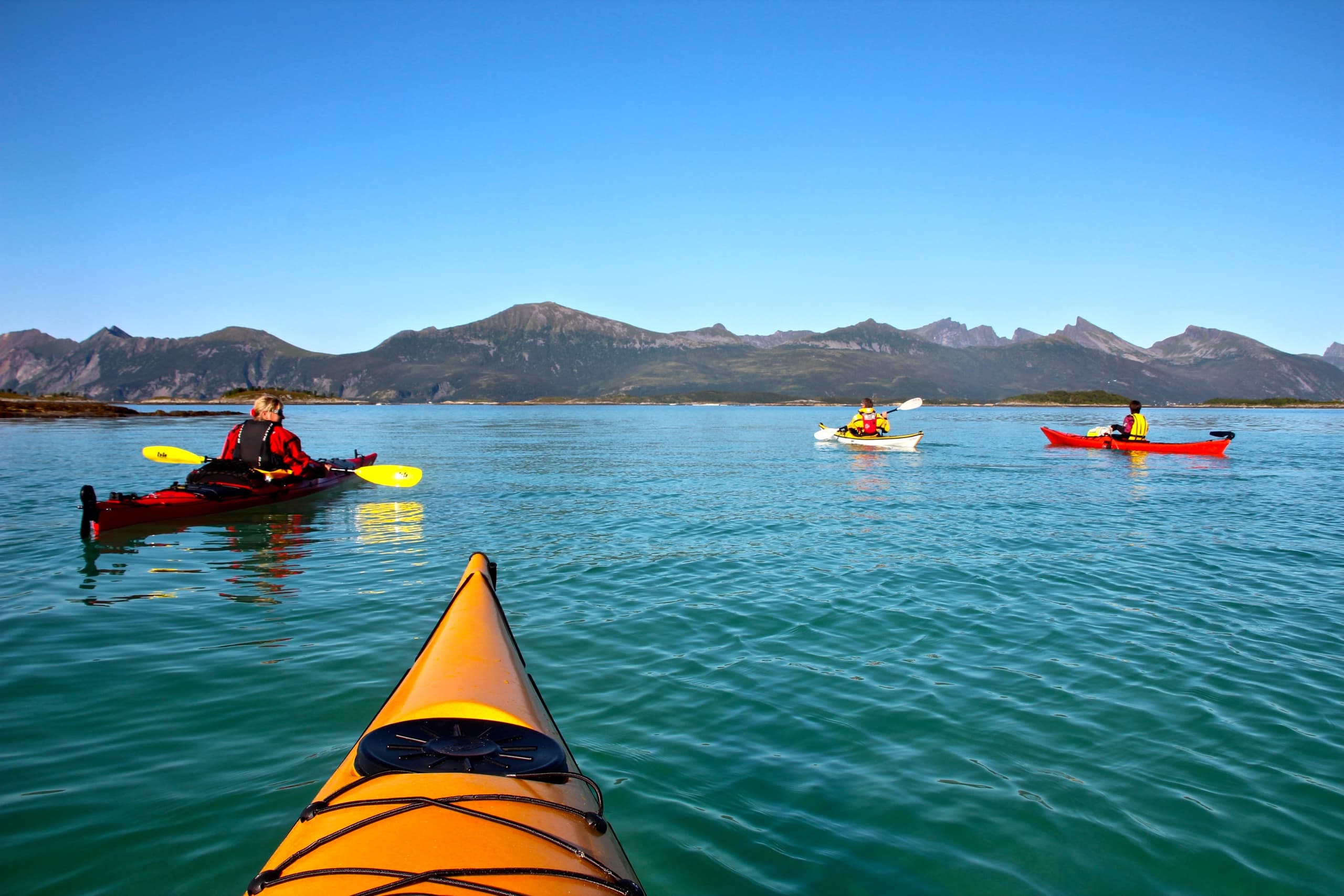 Kayaking Adventure in Bergsfjorden with Hamn i Senja