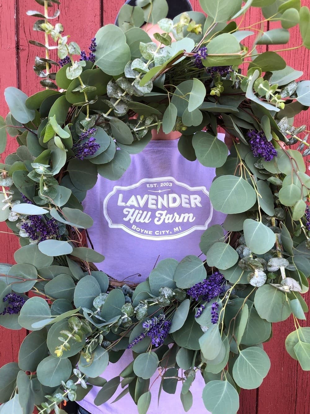 Lavender Eucalyptus Wreath Workshop at Lavender Hill Farm, Boyne City photo 4