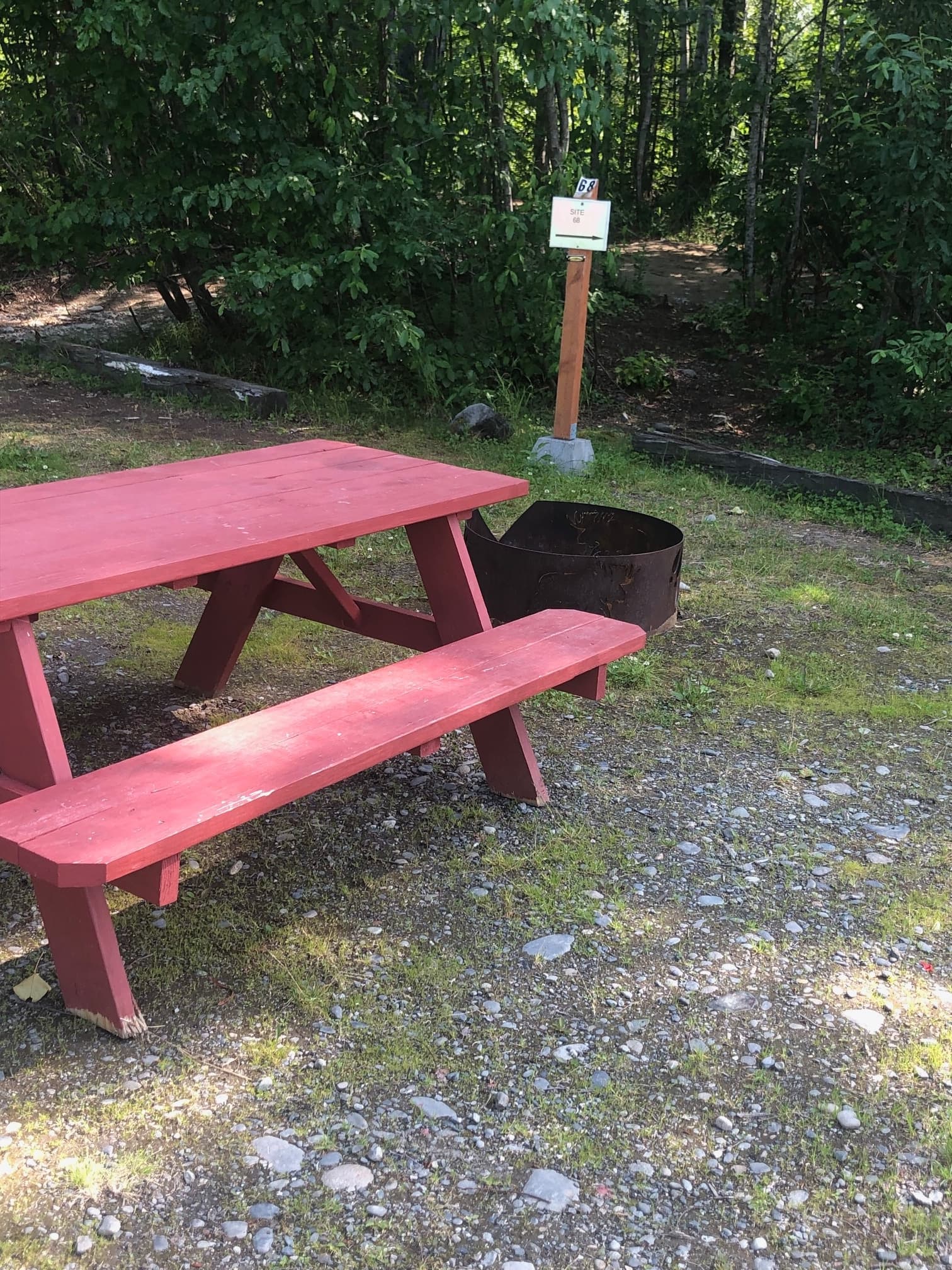 Camping & Fishing at Montana Creek Campground