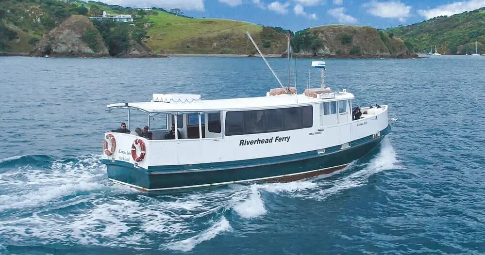 Harbour Ferry to Riverhead: Historic Portage Bar Cruise from Auckland