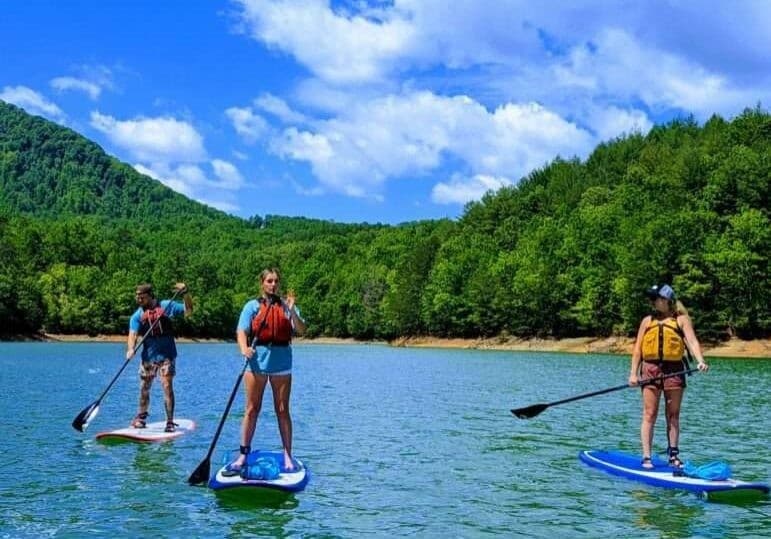 Paddle Fontana Lake: Guided Stand Up Paddleboard Tour from Bryson City