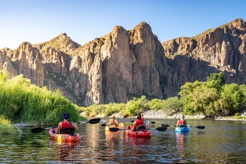 Lower Salt River Granite Reef Kayak Trip: 13-Mile Unguided Paddle from Mesa