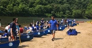 Water Activities at Bushkill - Kittatinny with Chamberlain Canoes