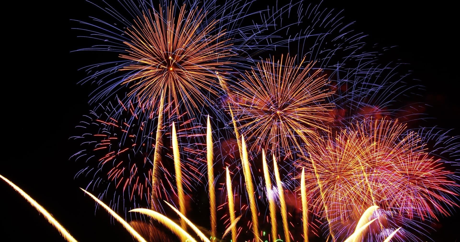Friday Night Fireworks Sailing in Honolulu, Hawaii
