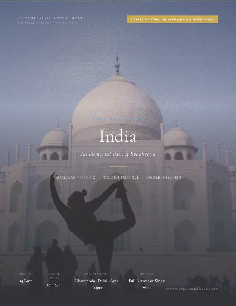Elemental Path of Svadhyaya: Himalayan Yoga & the Golden Triangle Retreat