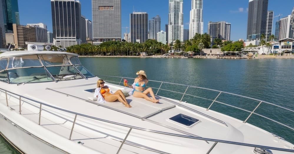 Miami Night Yacht Charter with Horizon Yacht Rentals