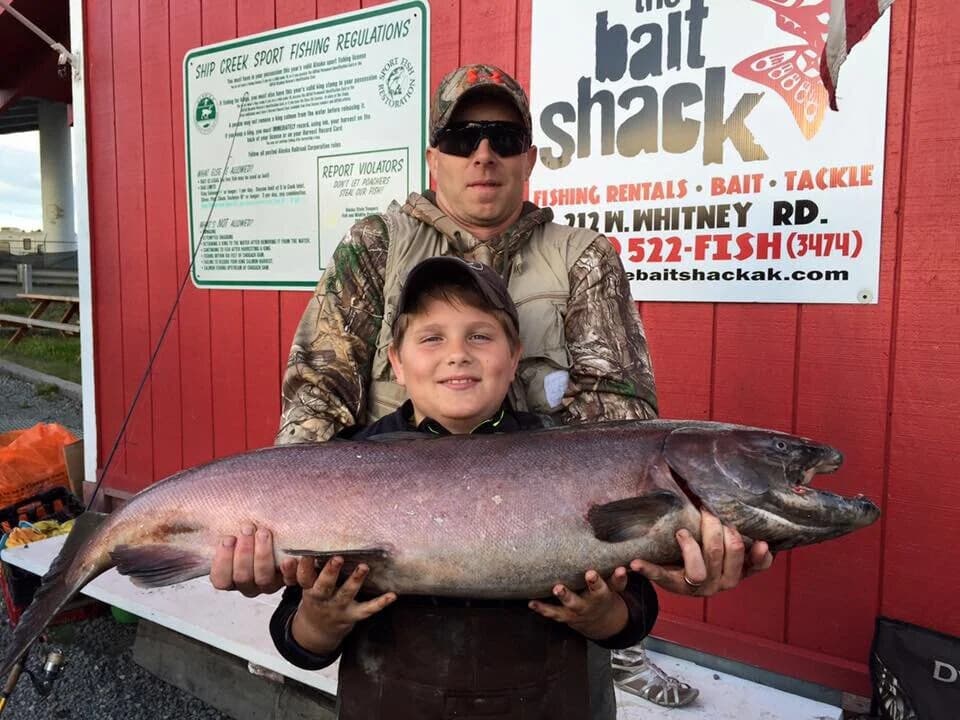 Ship Creek Guided Fishing Tours with The Bait Shack — Anchorage Salmon Trips photo 1