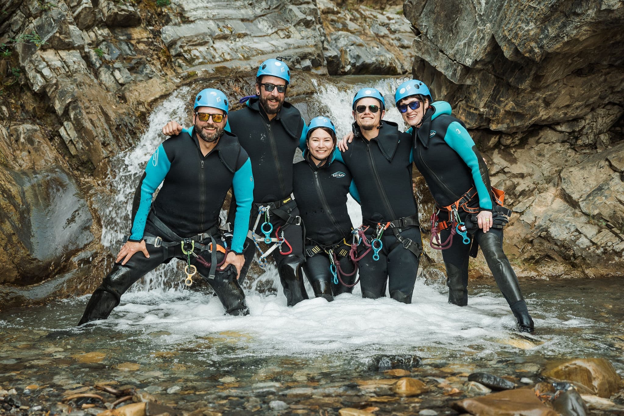 Adrenaline Canyoning at Abraham Lake: Guided Private Canyon Descent near Nordegg photo 2