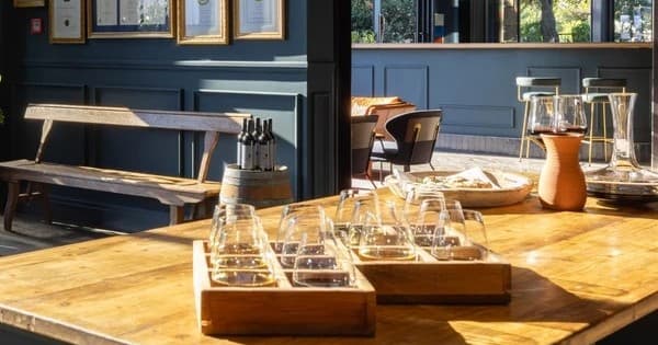 Wine Tasting at Pask Winery Cellar Door in Hawke's Bay