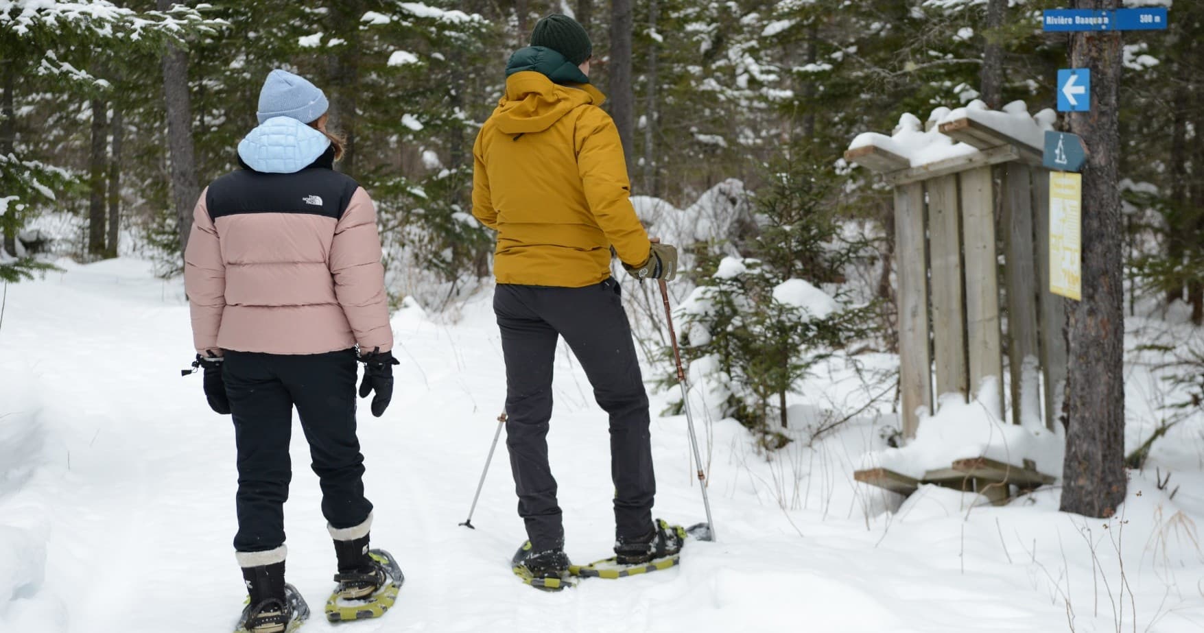 Winter Snowshoe Adventures at Chalets Villégiature & Pourvoirie Daaquam