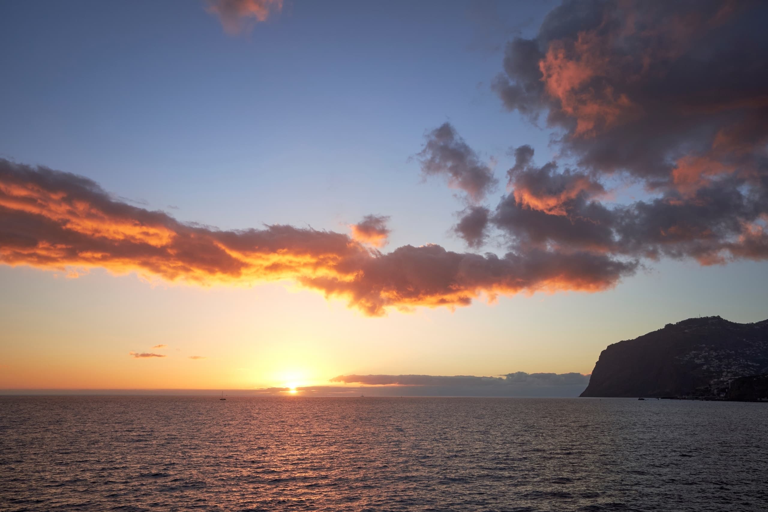 Experience the Magic of a Sunset Cruise near Cabo Girão, Madeira