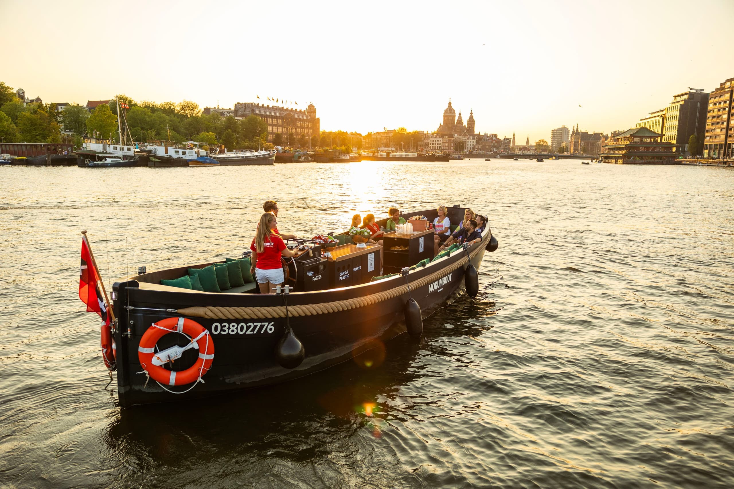 Evening Canal Cruise with Mokumboot in Amsterdam