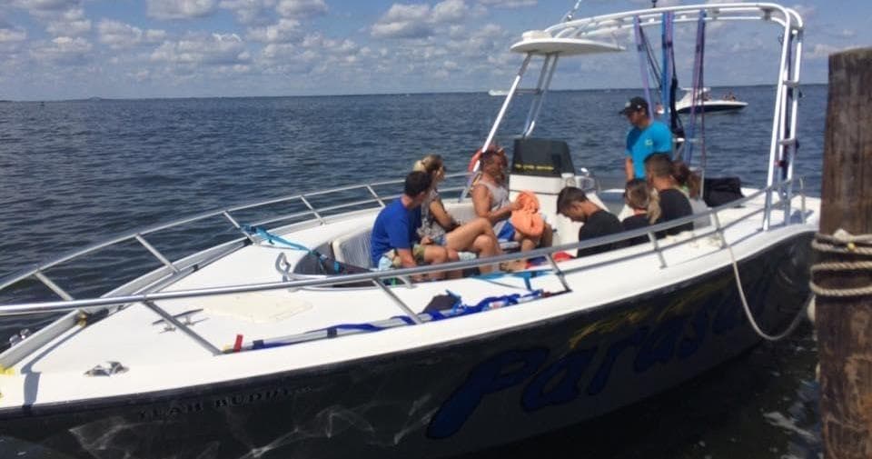Great South Bay Tubing with Fire Island Parasail