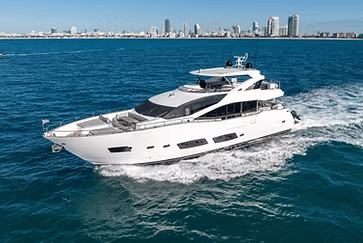 Luxury Day Charter on the 92ft Sunseeker from Bay Harbor Islands
