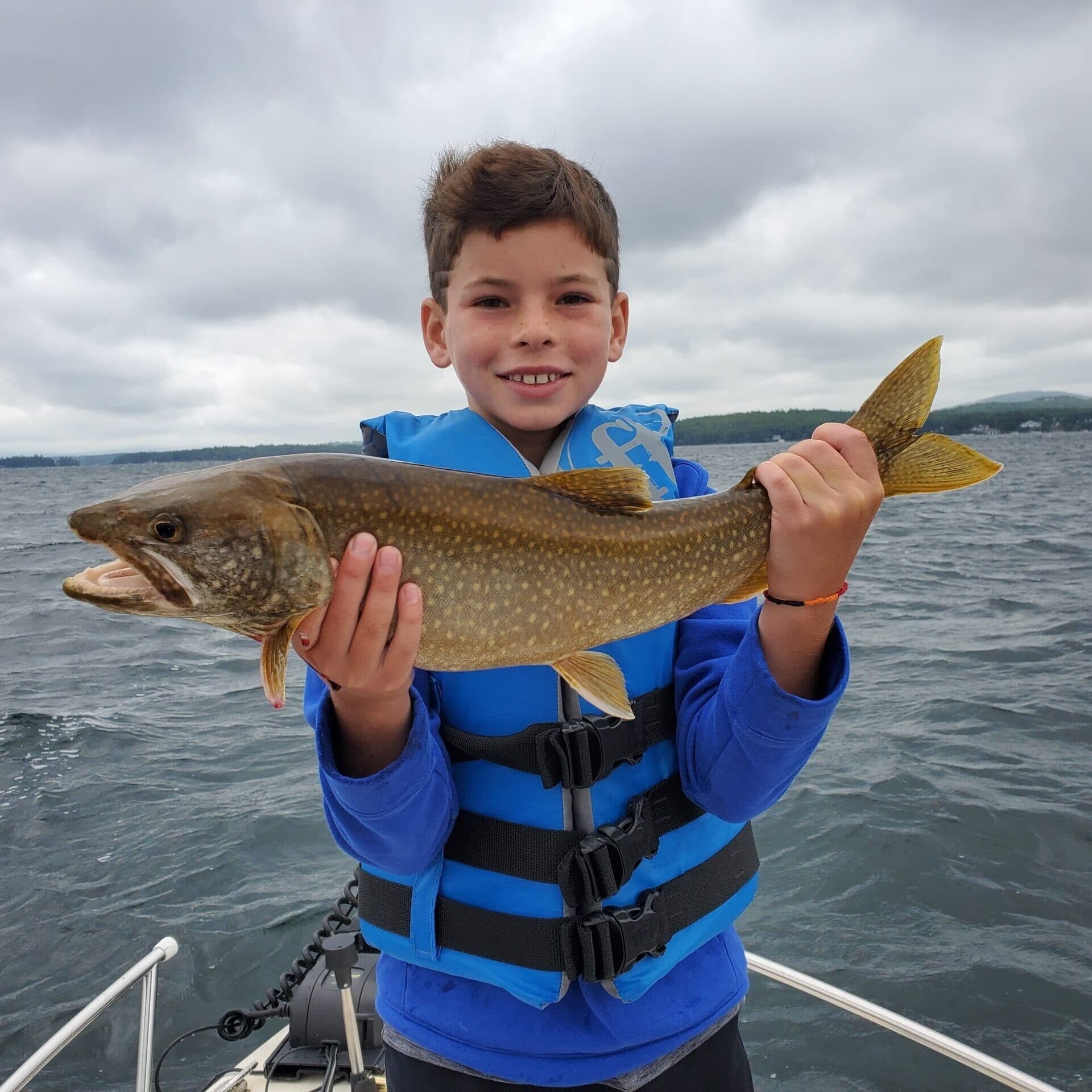 Vertical Jigging Lake Winnipesaukee: Private Guided Trout Trips with Tim Moore