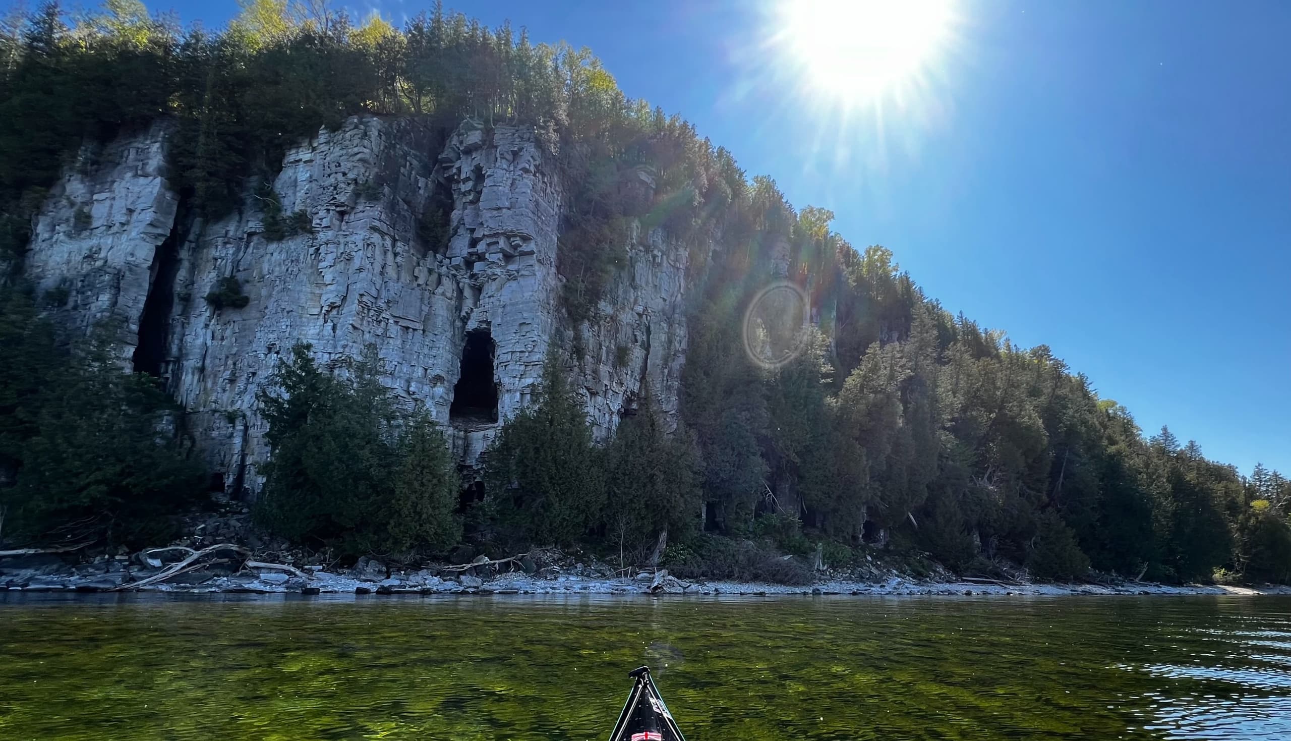 Paddling the Niagara Escarpment: Peninsula State Park Kayak Tour from Nicolet Beach